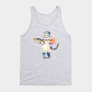 Meowster Chef Tank Top
